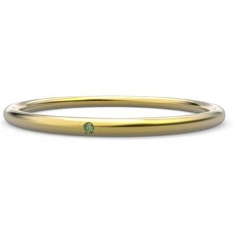 Jonathan Radetz Jewellery Ring REMEMBER, Gold 585, 14 karat, farbiger Diamant, Größe 48 - 60, Handmade