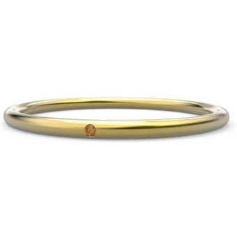 Jonathan Radetz Jewellery Ring REMEMBER, Gold 585, 14 karat, farbiger Diamant, Größe 48 - 60, Handmade