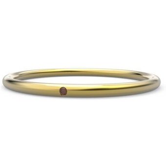 Jonathan Radetz Jewellery Ring REMEMBER, Gold 585, 14 karat, farbiger Diamant, Größe 48 - 60, Handmade