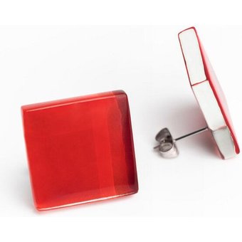 ALEXASCHA Auffällige Statement Ohrringe aus Glas | PUREFORM