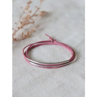 pikfine Tube Armband “Tingval” // silber
