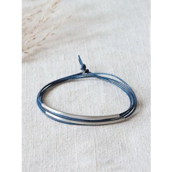 pikfine Tube Armband “Tingval” // silber