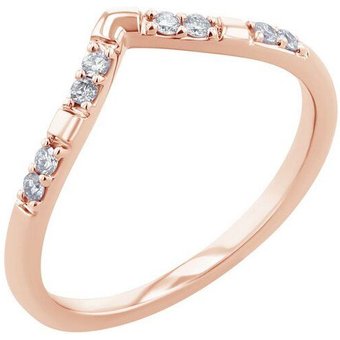 Eppi Ehering in V-Form mit Lab Grown Diamanten Patya