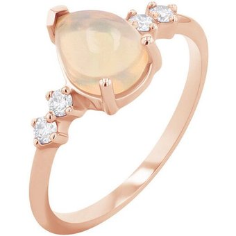 Eppi Opal-Ring mit Diamanten Ammara