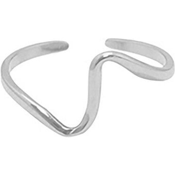 Größenverstellbarer WAVE Ring ca. Ø 17 - 19mm von Elektropulli