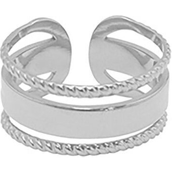 Größenverstellbarer BOLD TRIPLE Ring ca. Ø 17 - 19mm von Elektropulli