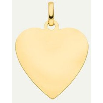 DEAR DARLING BERLIN Anhänger Darling | Personalisierbares Herz | 14k Gelbgold | Gravuranhänger