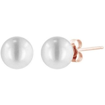 Eppi Ohrstecker mit Perlen in Roségold Abira