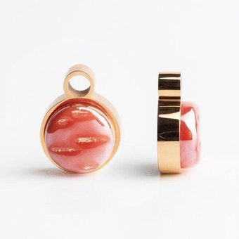 ALEXASCHA Anhänger für Ohrringe | Mix & Match Charms | Roségold