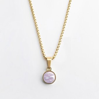 ALEXASCHA Kurze Kette mit Anhänger | Mix & Match | Goldkette