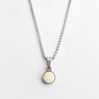 ALEXASCHA Kurze Kette mit Anhänger | Mix & Match | Silber
