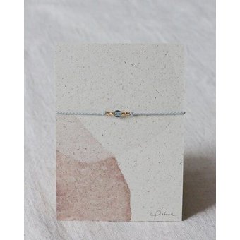 pikfine Glasperlen Armband "Nila" // silber oder vergoldet
