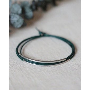 pikfine Tube Armband “Tingval” // silber