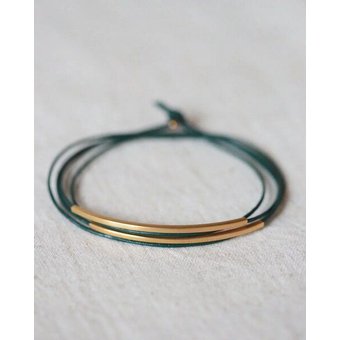 pikfine Tube Armband “Tingval” // vergoldet