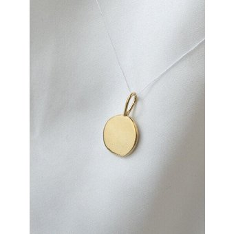 ST'ATOUR THEIDA – organischer Anhänger 10 mm aus recyceltem Silber oder Gold