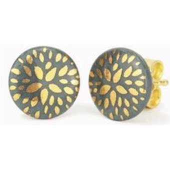 lille mus Porzellan-Ohrstecker BLUMENSTERN Porzellanschmuck