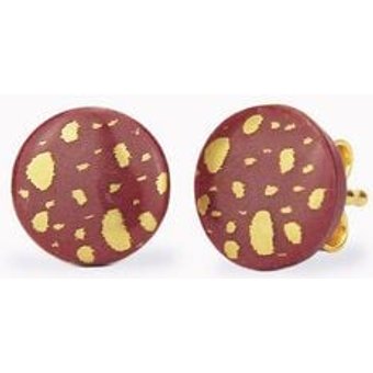 lille mus Porzellan-Ohrstecker TERRAZZO Porzellanschmuck