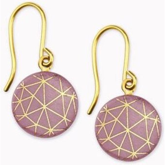 lille mus Porzellan-Ohrhänger GEO Porzellanschmuck