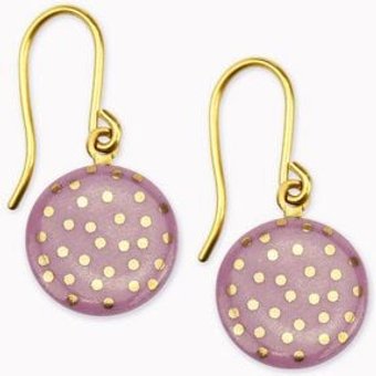 lille mus Porzellan-Ohrhänger KONFETTI Porzellanschmuck
