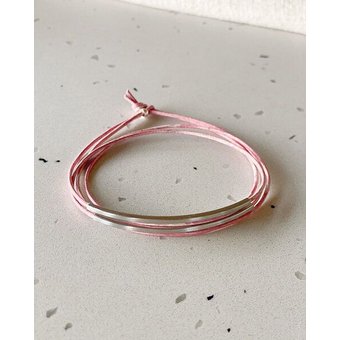 pikfine Tube Armband “Tingval” // silber