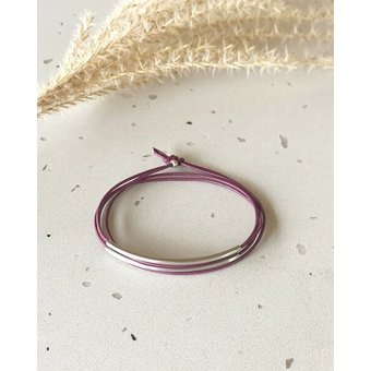 pikfine Tube Armband “Tingval” // silber