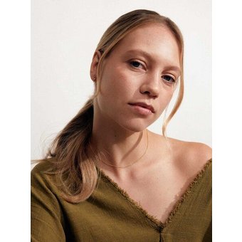DEAR DARLING BERLIN The Glowy Halskette | 14k Echtgold | Feine Panzerkette