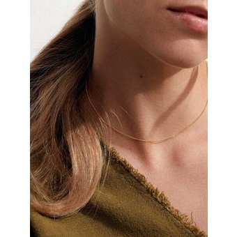 DEAR DARLING BERLIN The Glowy Halskette | 14k Echtgold | Feine Panzerkette