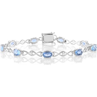 Farbwechsel-Fluorit-Silberarmband