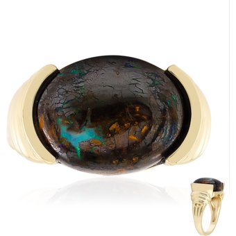 Boulder-Opal-Goldring