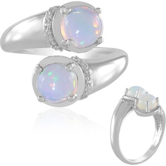 Welo-Opal-Silberring