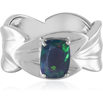 Mezezo-Opal-Silberring (de Melo)