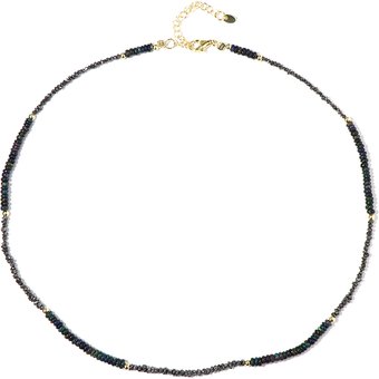 Edelstein-Silberhalskette