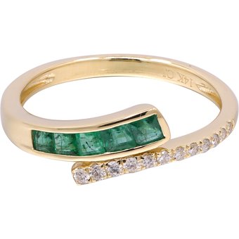 AAA-Sambia-Smaragd-Goldring (CIRARI)