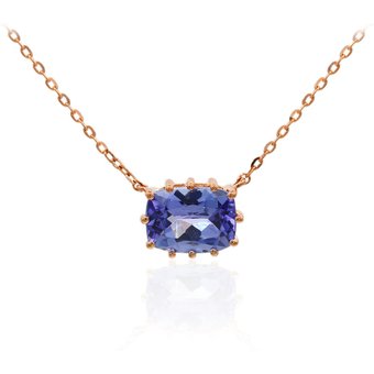 AAA-Tansanit-Goldcollier