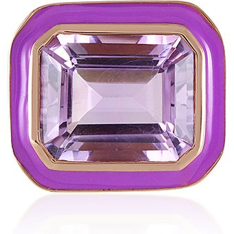 Lavendel-Amethyst-Silberanhänger (MONOSONO COLLECTION)