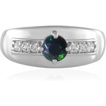 Mezezo-Opal-Silberring