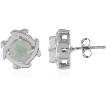 Welo-Opal-Silberohrringe
