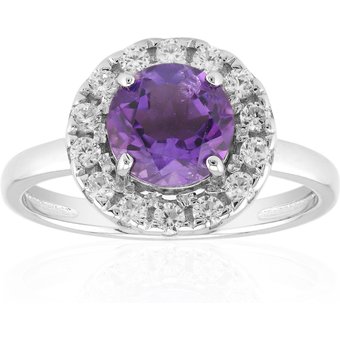 Marokkanischer Amethyst-Silberring