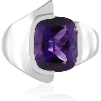 Amethyst-Silberring (de Melo)
