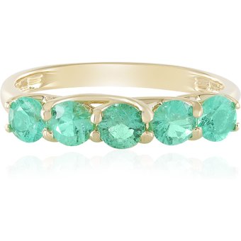 Russischer Smaragd-Goldring (de Melo)