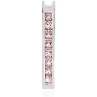 Pinkfarbener Turmalin-Silberanhänger (MONOSONO COLLECTION)