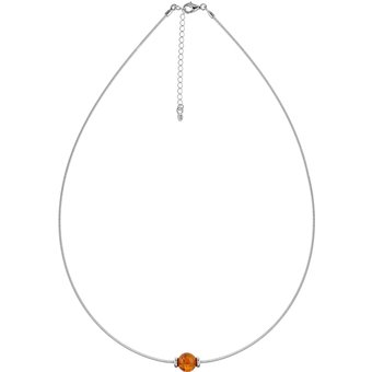 Baltischer Cognac-Bernstein-Halskette (MONOSONO COLLECTION)