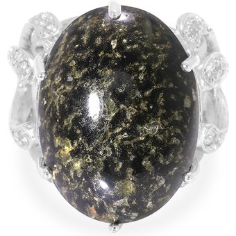 Leoparden-Opal-Silberring