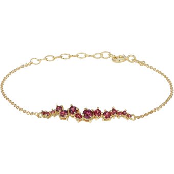 Rhodolith-Silberarmband