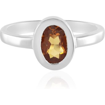 Mandarin-Zirkon-Silberring