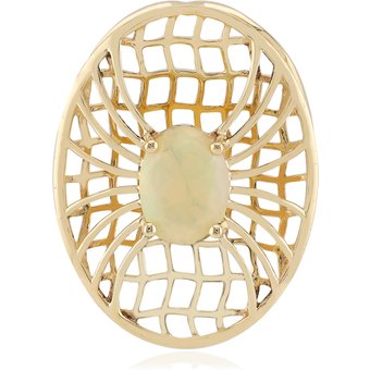 Welo-Opal-Goldanhänger (Ornaments by de Melo)