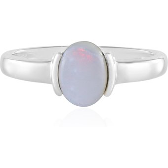 Australischer Opal-Silberring