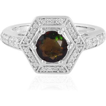 Mezezo-Opal-Silberring