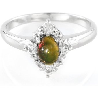 Mezezo-Opal-Silberring