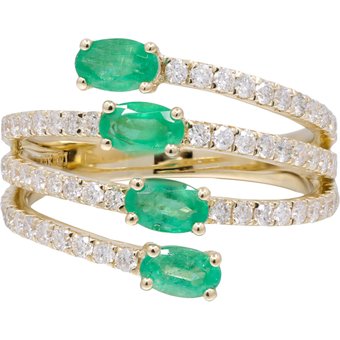 AAA-Sambia-Smaragd-Goldring (CIRARI)